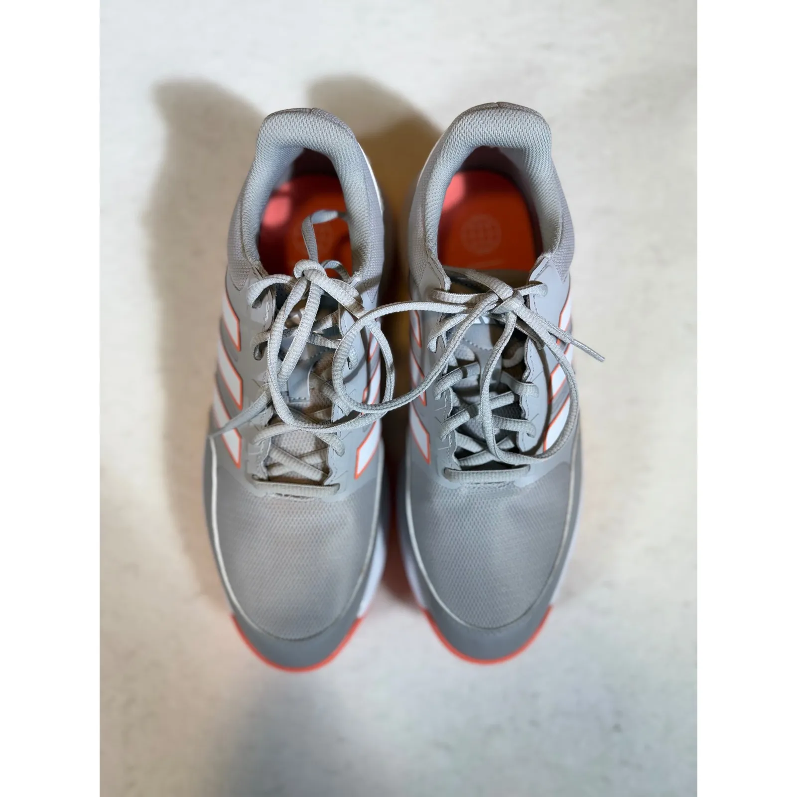 Adidas Women's Golf Shoes Size 7.5 Grey Coral BOA Lacing System - Image 4