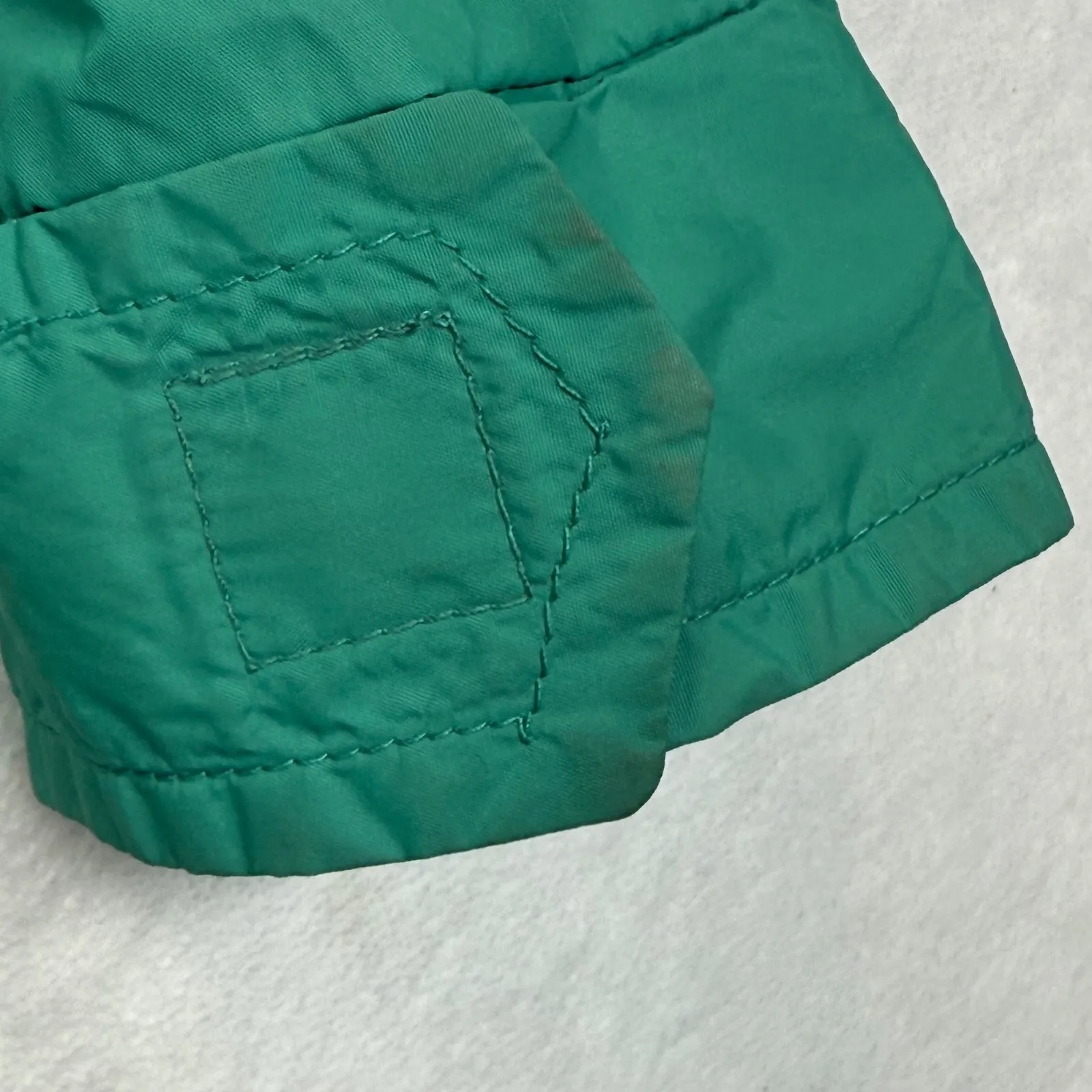 LL Bean Pullover‎ Anorak Windbreaker Lightweight Green Jacket XL READ - Image 7