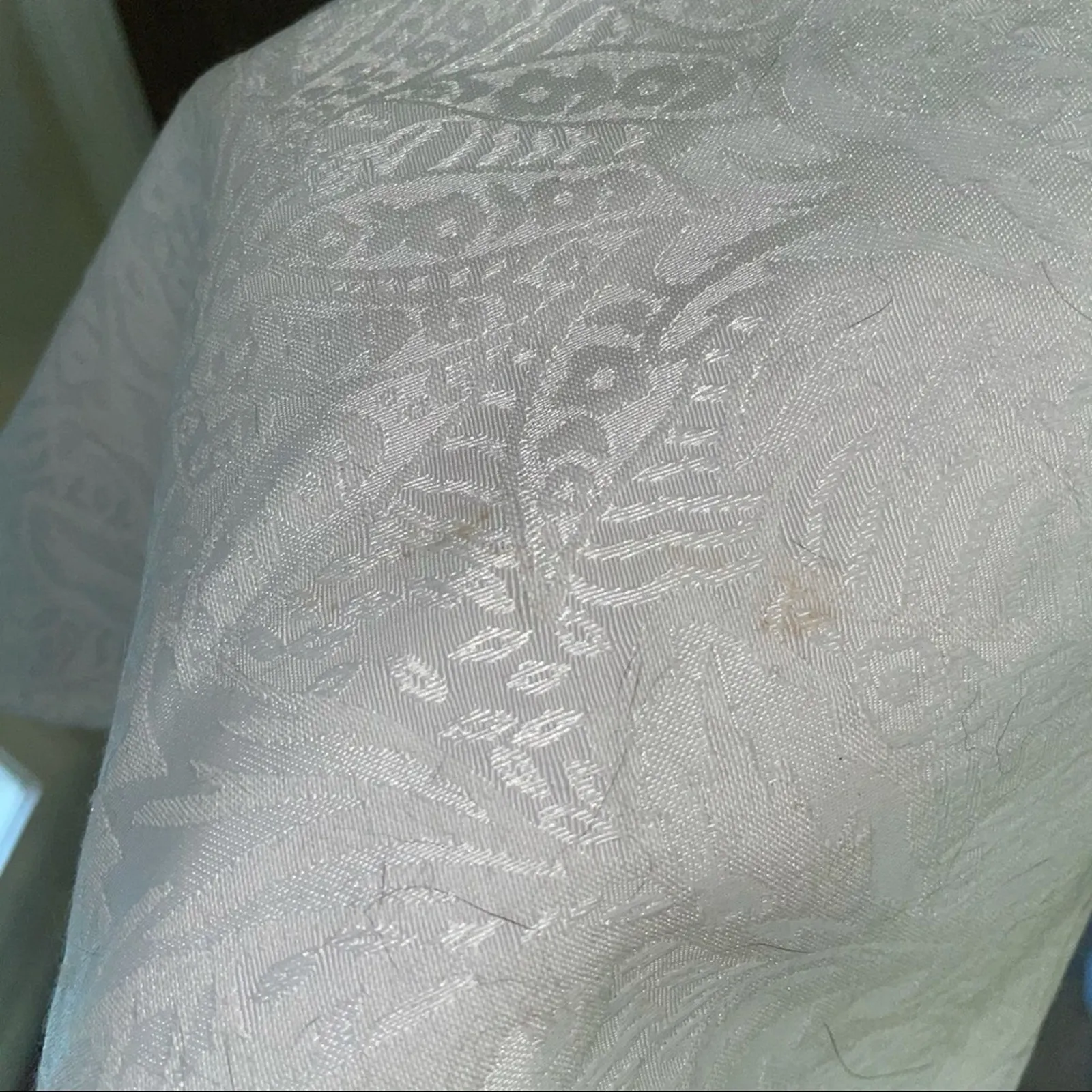 Fallout Custom 50s white brocade dress Size 2 - Image 6