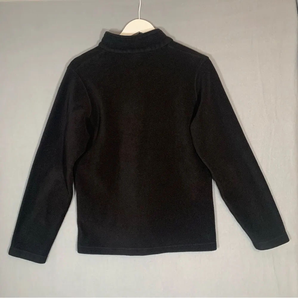 NFL New Orleans Saints Black Hoodie Sweatshirt Ladies Size Medium Quarter Zip - Image 3