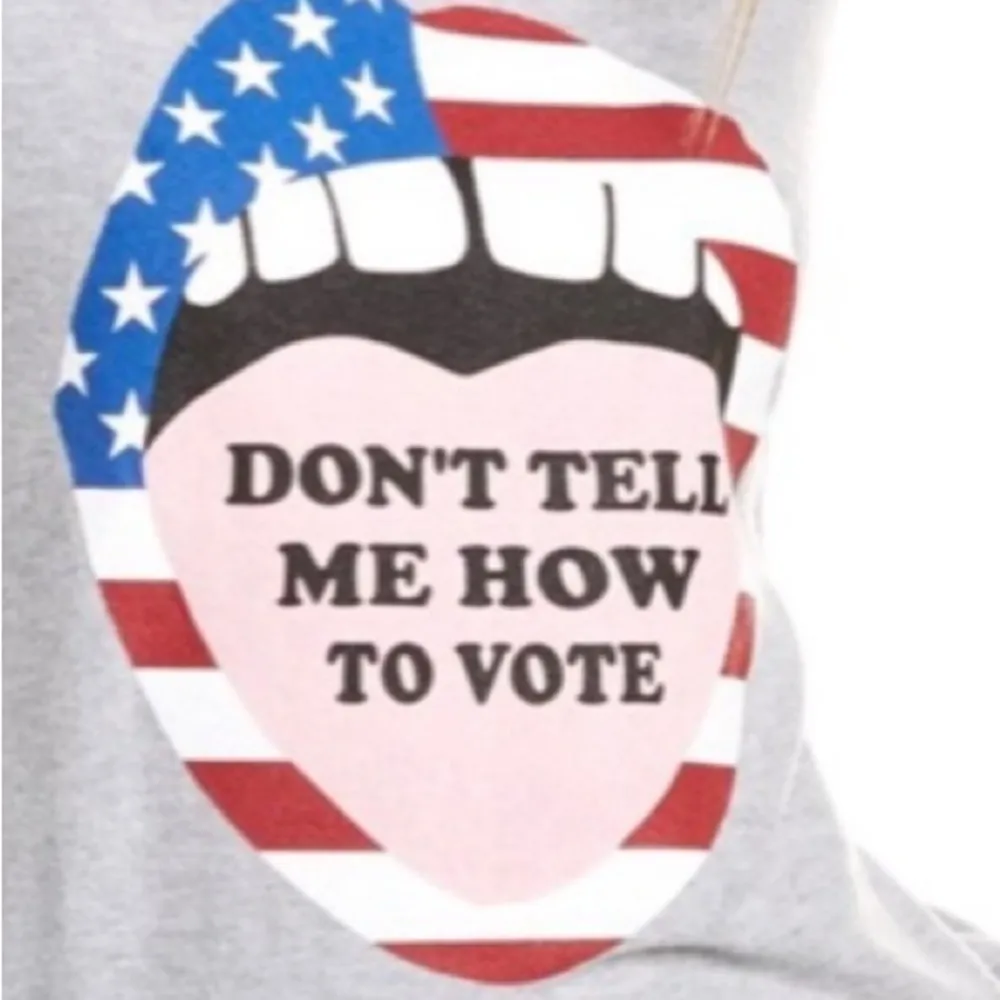 WILDFOX DONT TELL ME HOW TO VOTE IN SIZE LARGE - Image 2