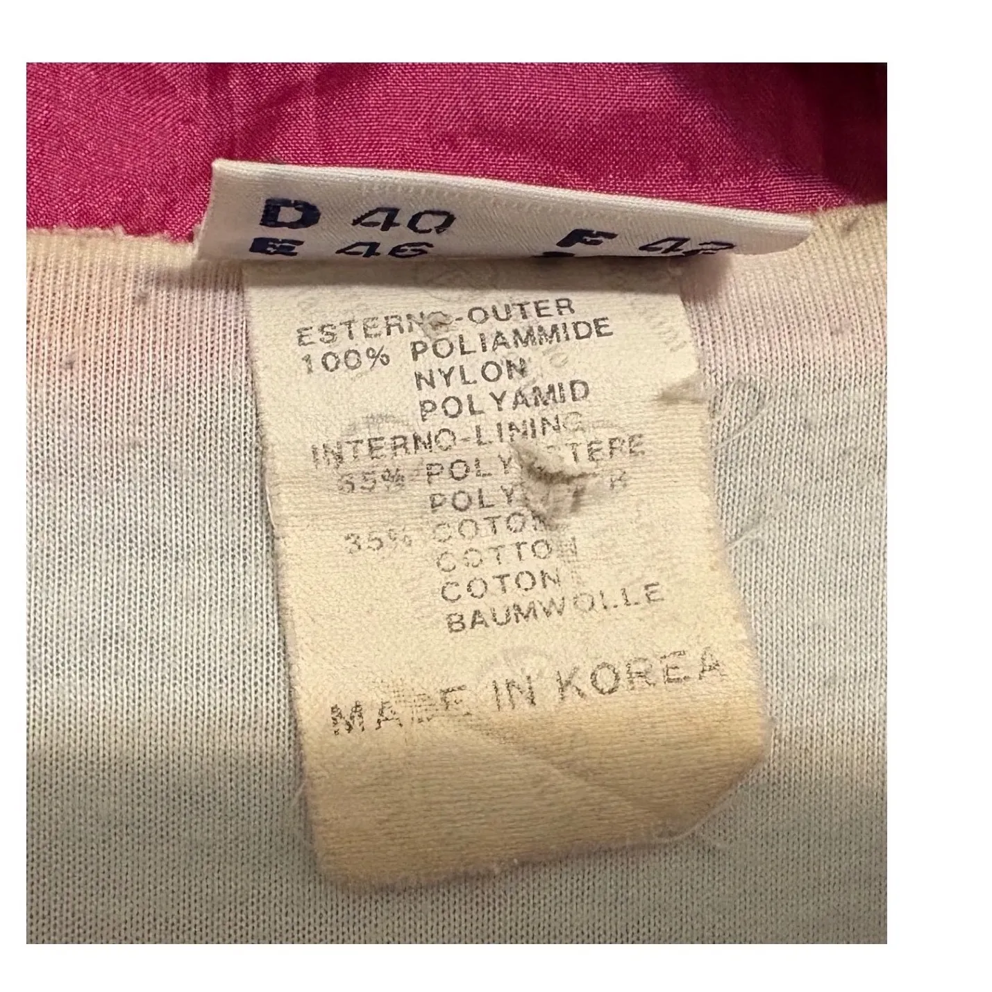 Sergio Tacchini Vintage 80s Italian Windbreaker Track Jacket Size 12 Blue - Image 4