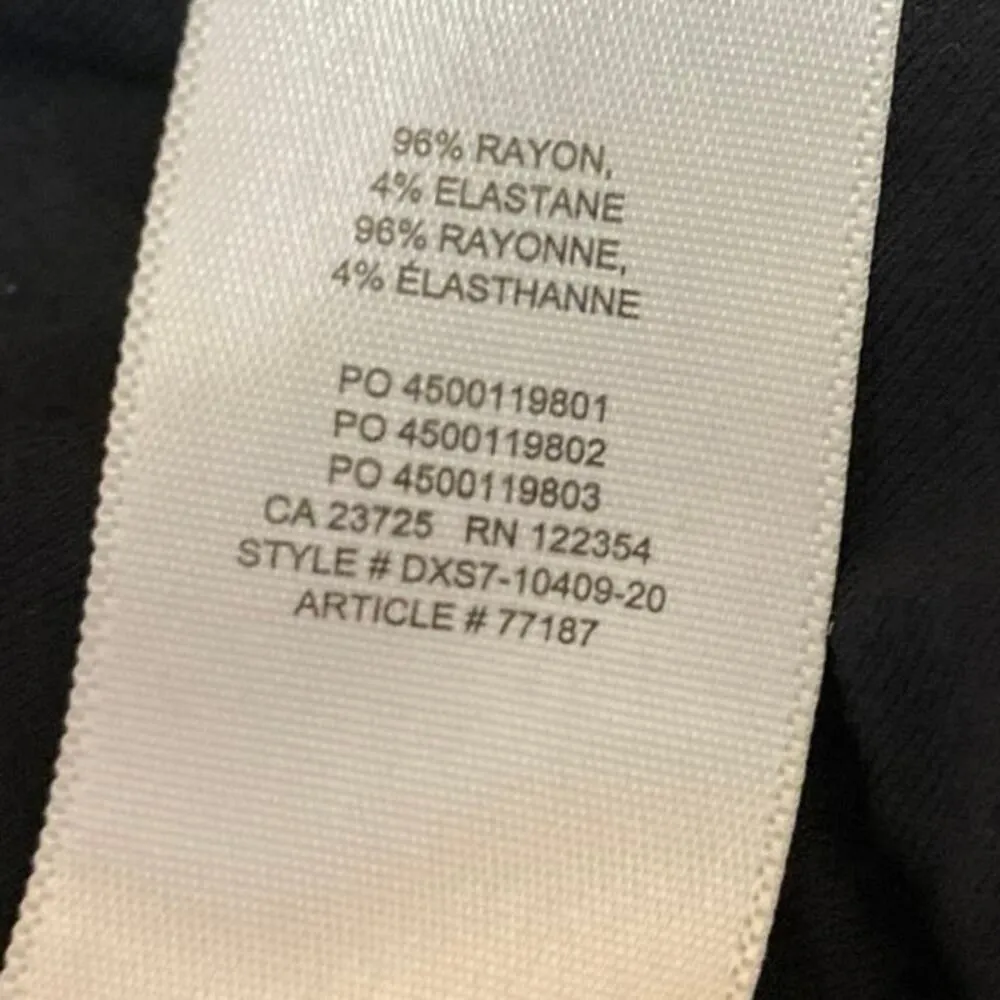 Aritzia Wilfred Black Sleeveless Cami Camisole Twist Front Crop Tank Top Size S - Image 4