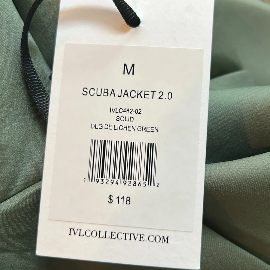 IVL Scuba Jacket 2.0 in Lichen Green Size Medium NWT - Image 6