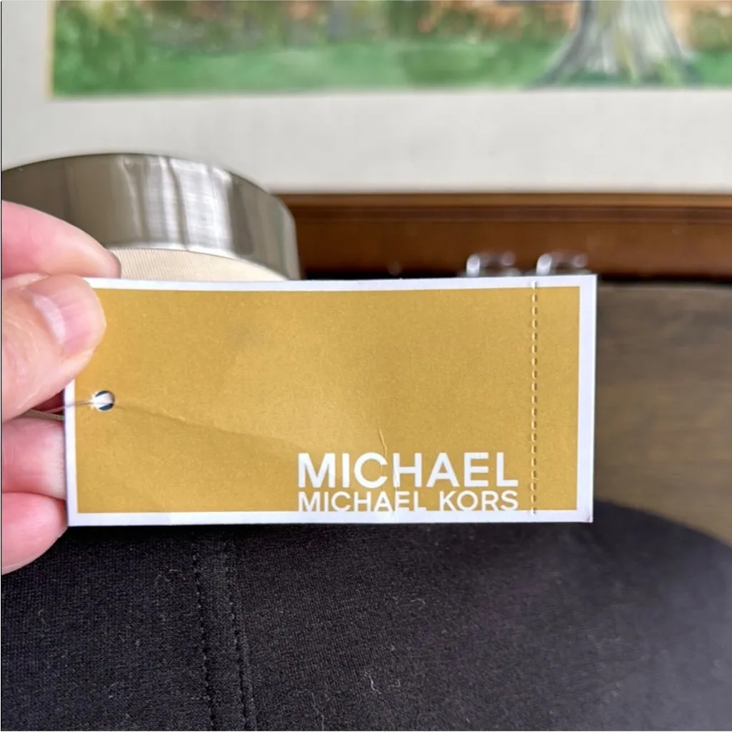 Michael Kors Black Jacket with Gold Details - Image 5