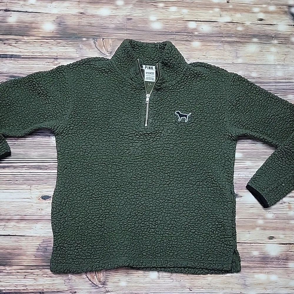 Pink Victoria Secret Pull Over Sweater size XS - Image 4