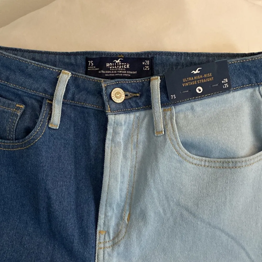 Hollister Patchwork Straight Jean - Image 5