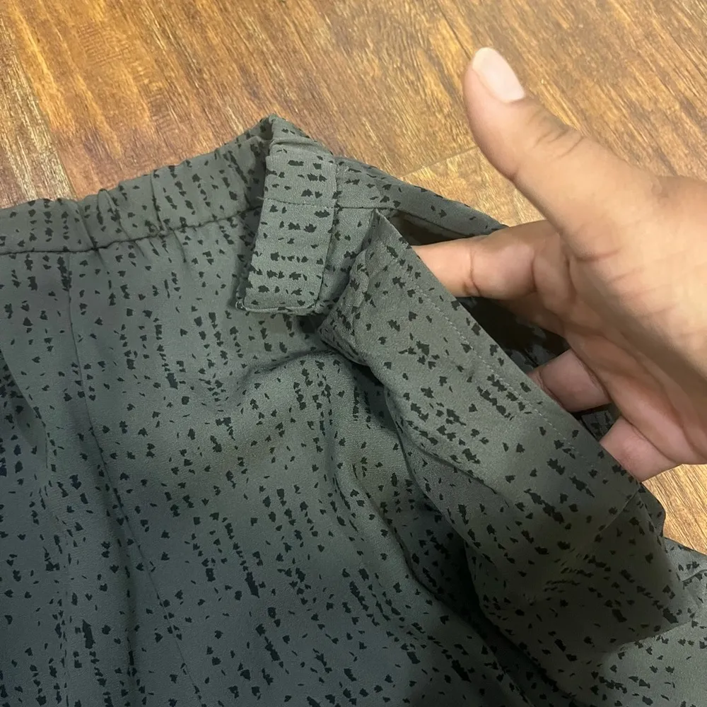 Eileen Fisher Dotted Silk Slouchy Pants - Image 6