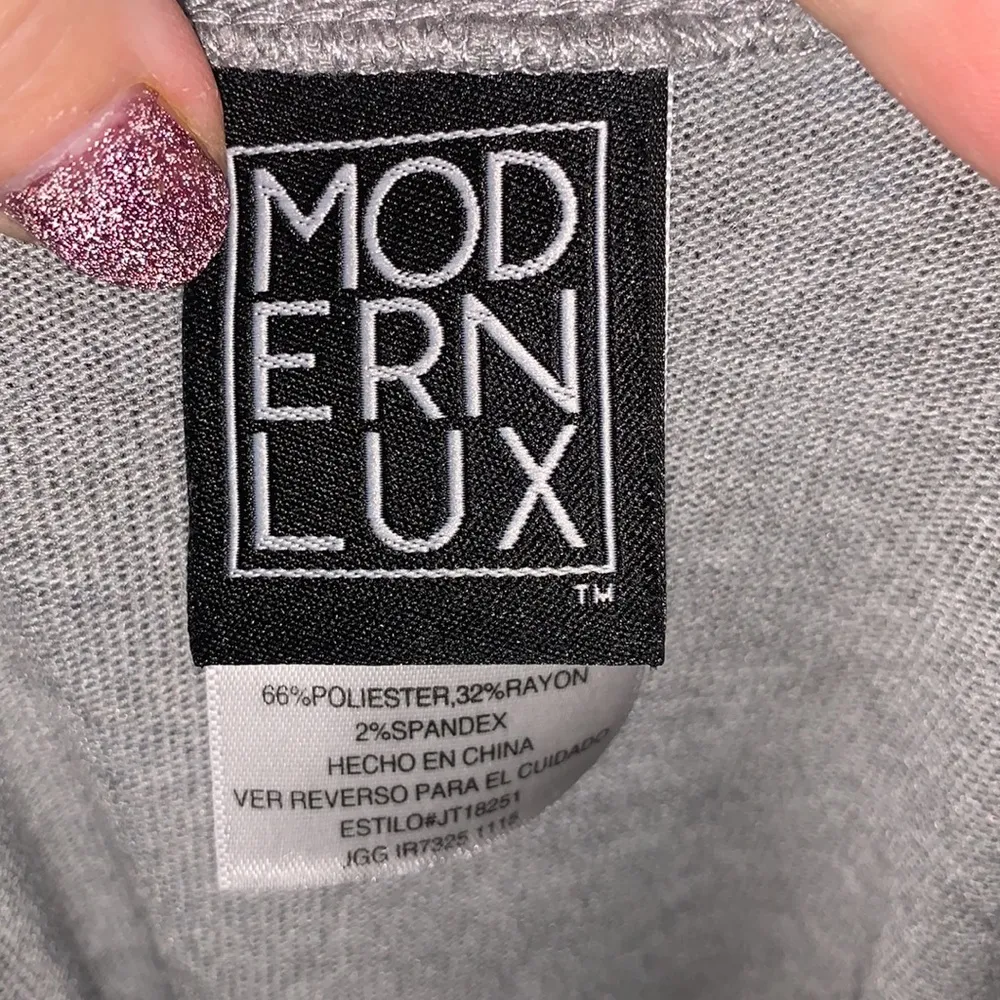 Modern Lux Beautiful Dreamer grey sleeveless top - Image 5