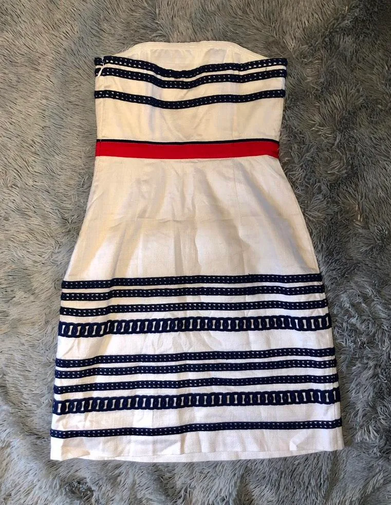 Americana Strapless Dress - Image 5