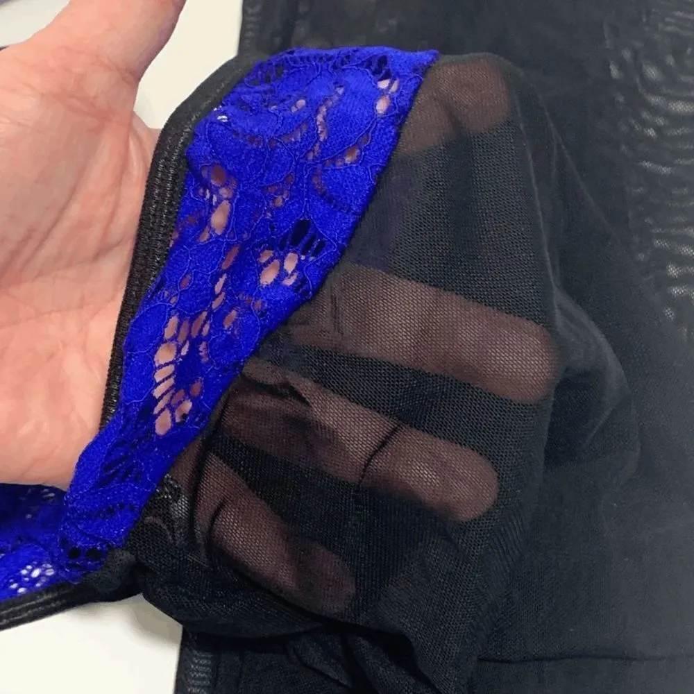 World Intimates 3 Piece Lingerie Set Blue Size undefined - Image 2