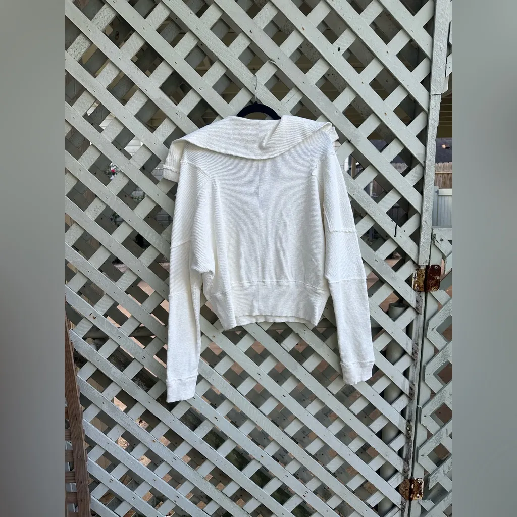 ❤️Free people Not So Ordinary Polo sweater - Image 6
