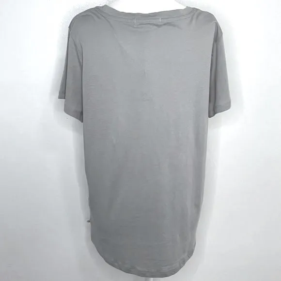 New  Never Lost A Tailgate Short Sleeve Tee Grey - Image 6