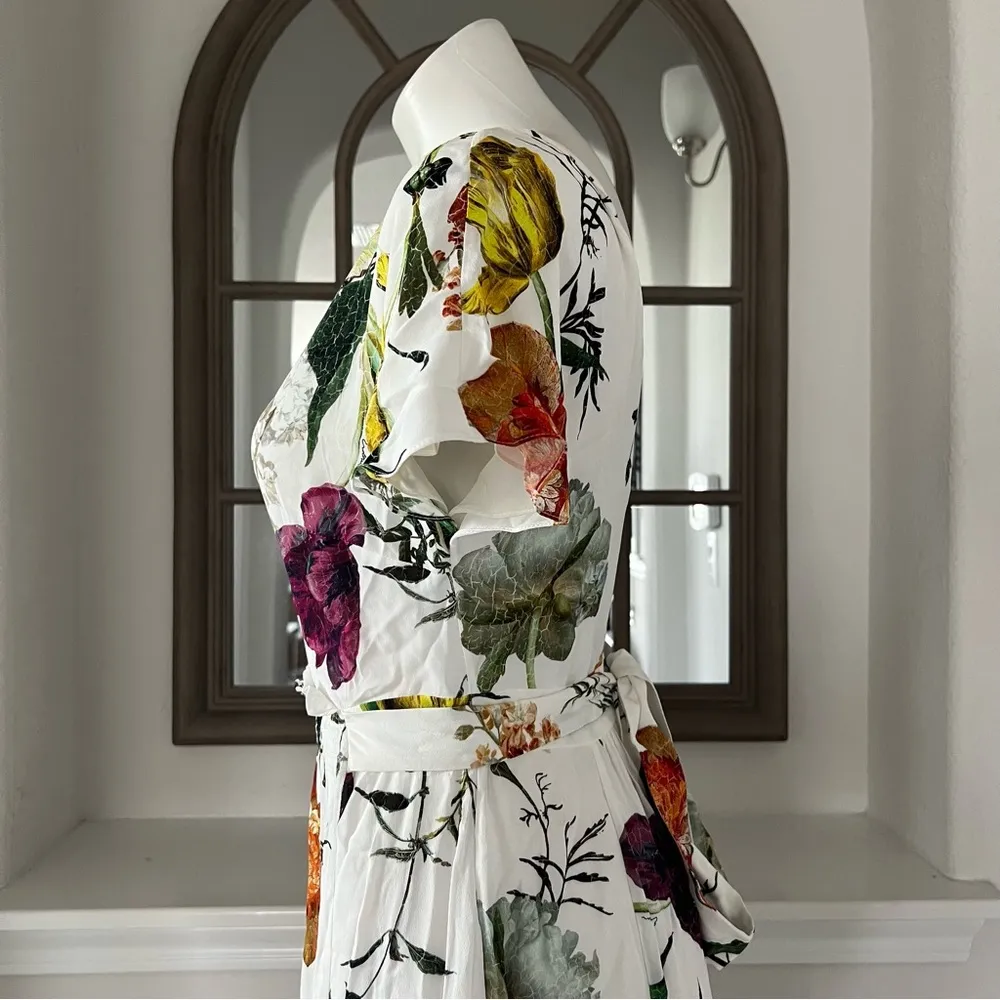 ERDEM Brealey Bouquet Pattern Fraser Dress Size US4 | UK8 New w/Tag Retail $1495 - Image 9