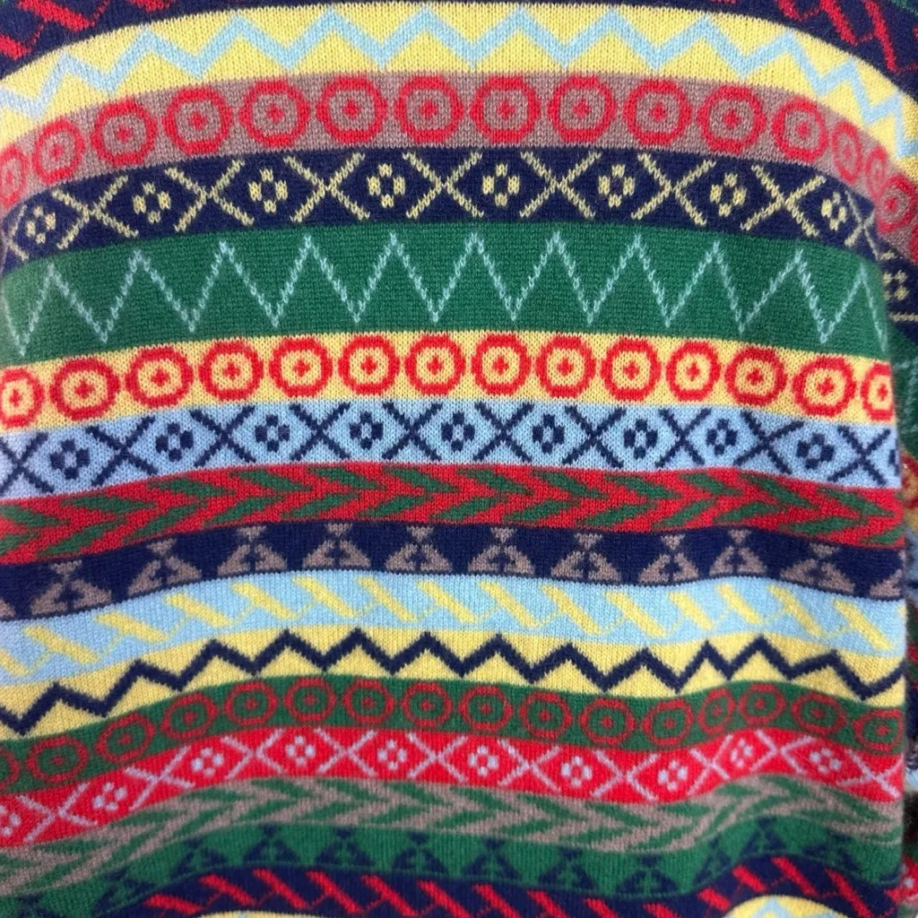 Free People Better Days Cashmere Cardigan Multi Combo Size Large NWT Fair Isle - Image 12