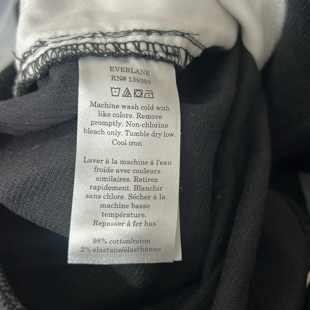 Everlane The Corduroy Wide Leg Pant in Black Size 6 NWT - Image 11