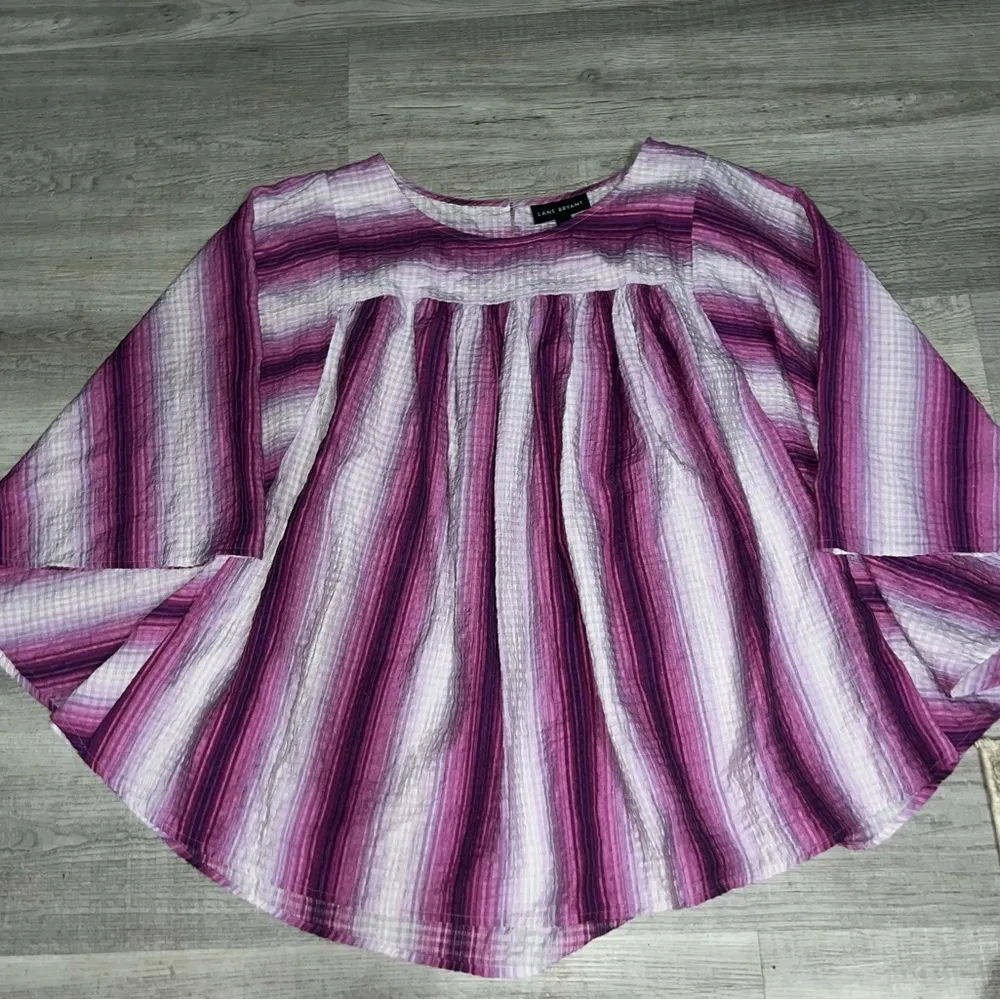 Lane Bryant Relaxed Circle-Sleeve Crew-Neck Poncho Top - Image 4