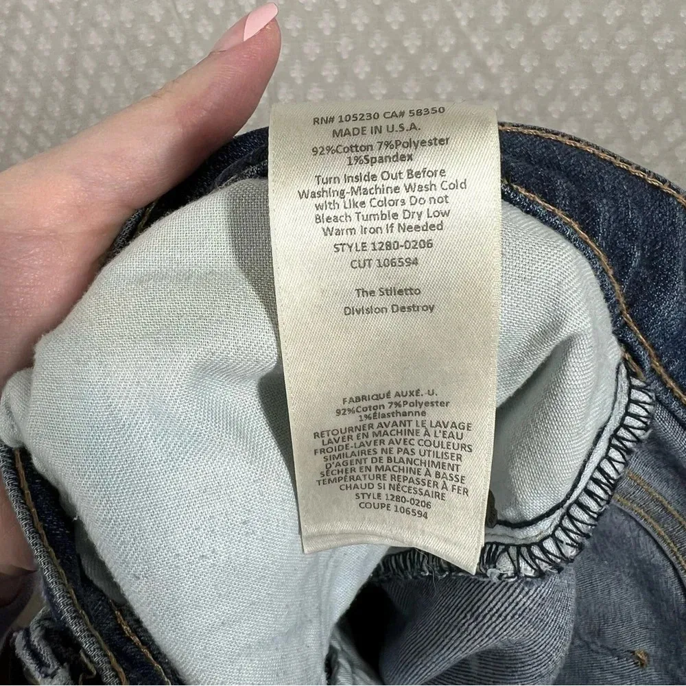 Current/Elliott The Stiletto‎ Division Destroy Jeans - Image 5