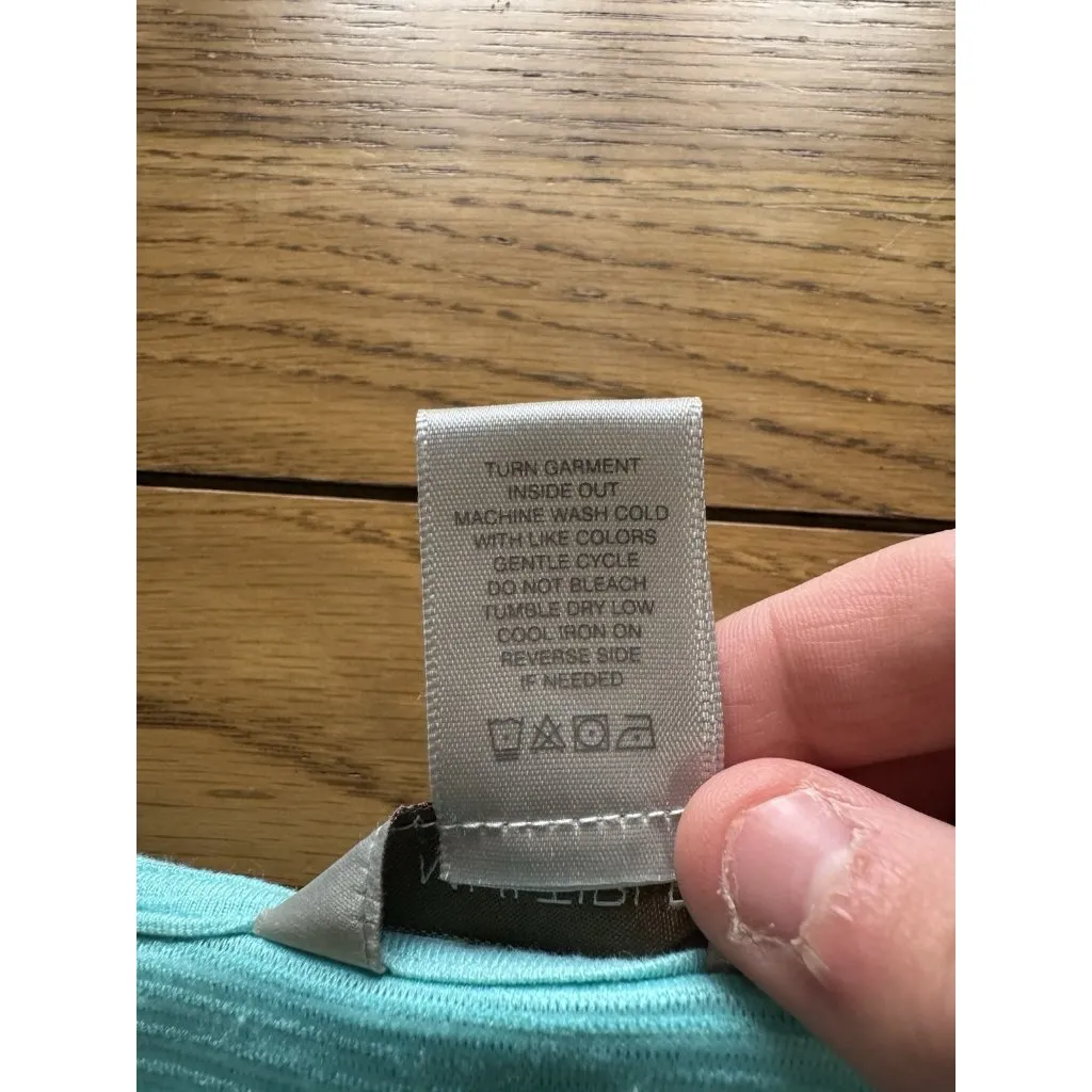 MULTIPLES Women Tunic Blouse Size Small V Neck Embellished Ribbed Stretch Artsy - Image 10