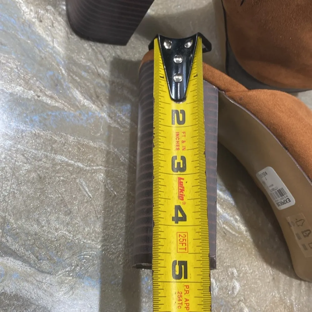 Express Brown Mules Sandals Women’s  7 - Image 5