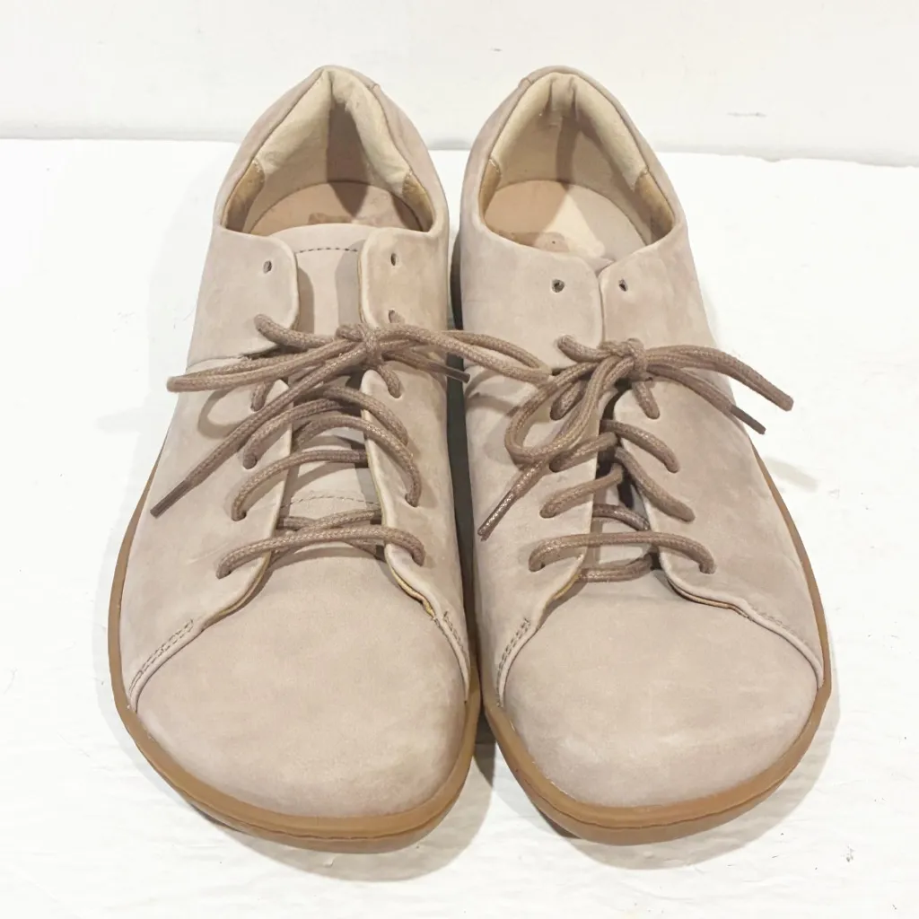 Birkenstock Albany Tan Leather Lace Up‎ Low Top Sneaker Unisex Womens 11 Mens 9 - Image 2