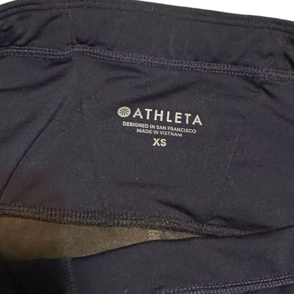 Athleta Salutation army green Black - Size XS Powervita Stash Pocket High‎ Rise” - Image 5