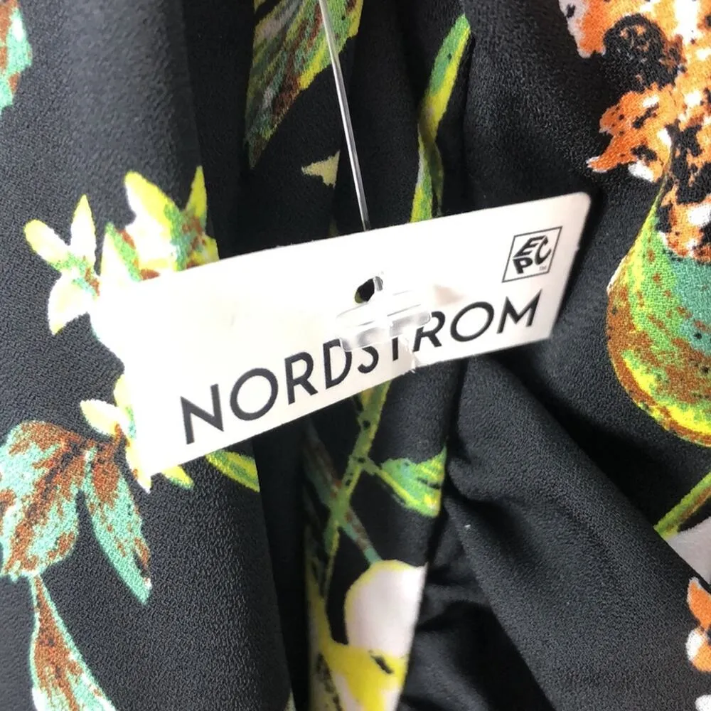 Rachel Rachel Roy One Shoulder Floral Dress Size 14 NWT Black - Image 13