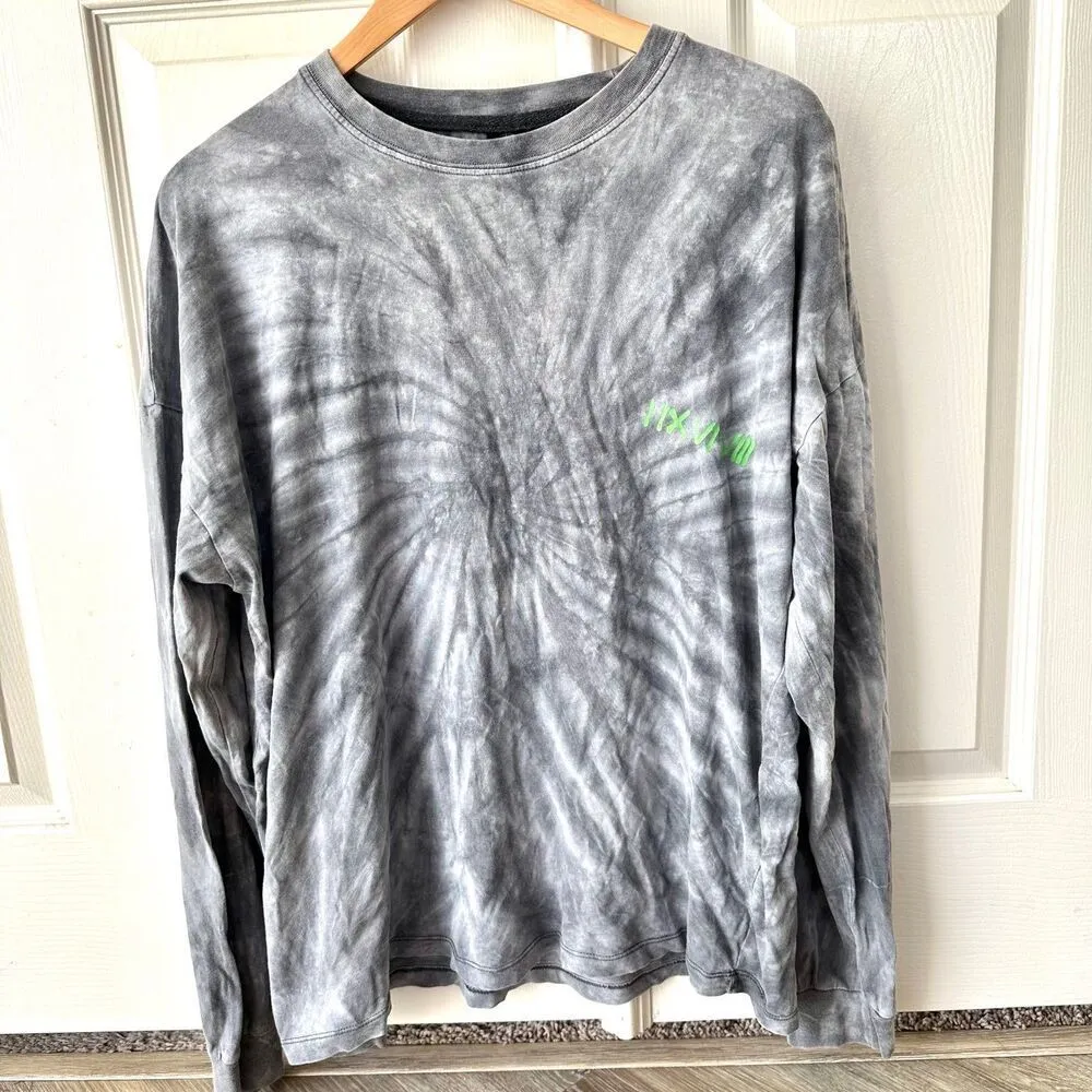 Urban Outfitters grey long sleeved authentic tie dye shirt - Image 4
