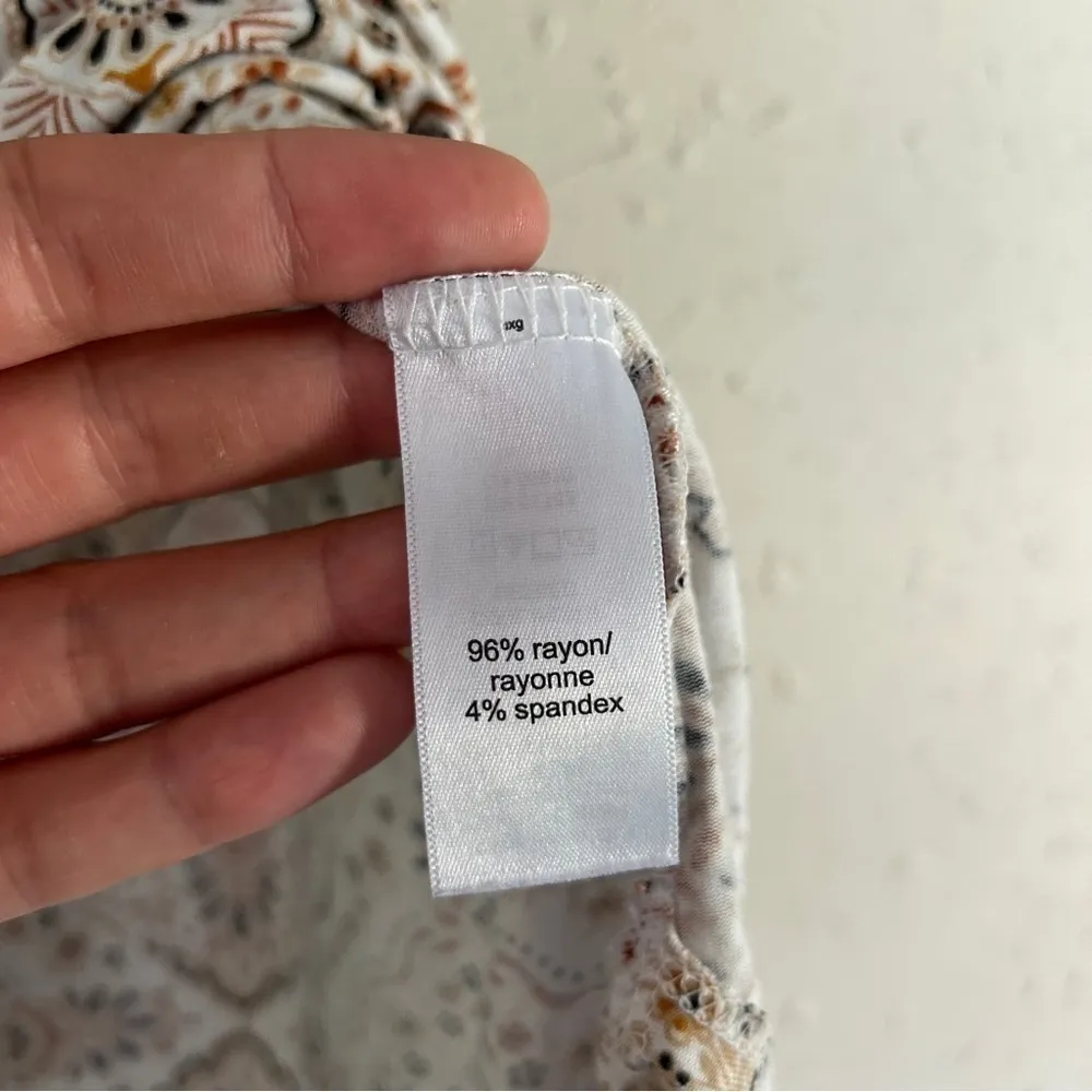 🦋 Maurices 24/7 Flawless Medallion Tunic Tee Casual Soft Comfy Summer Large - Image 4