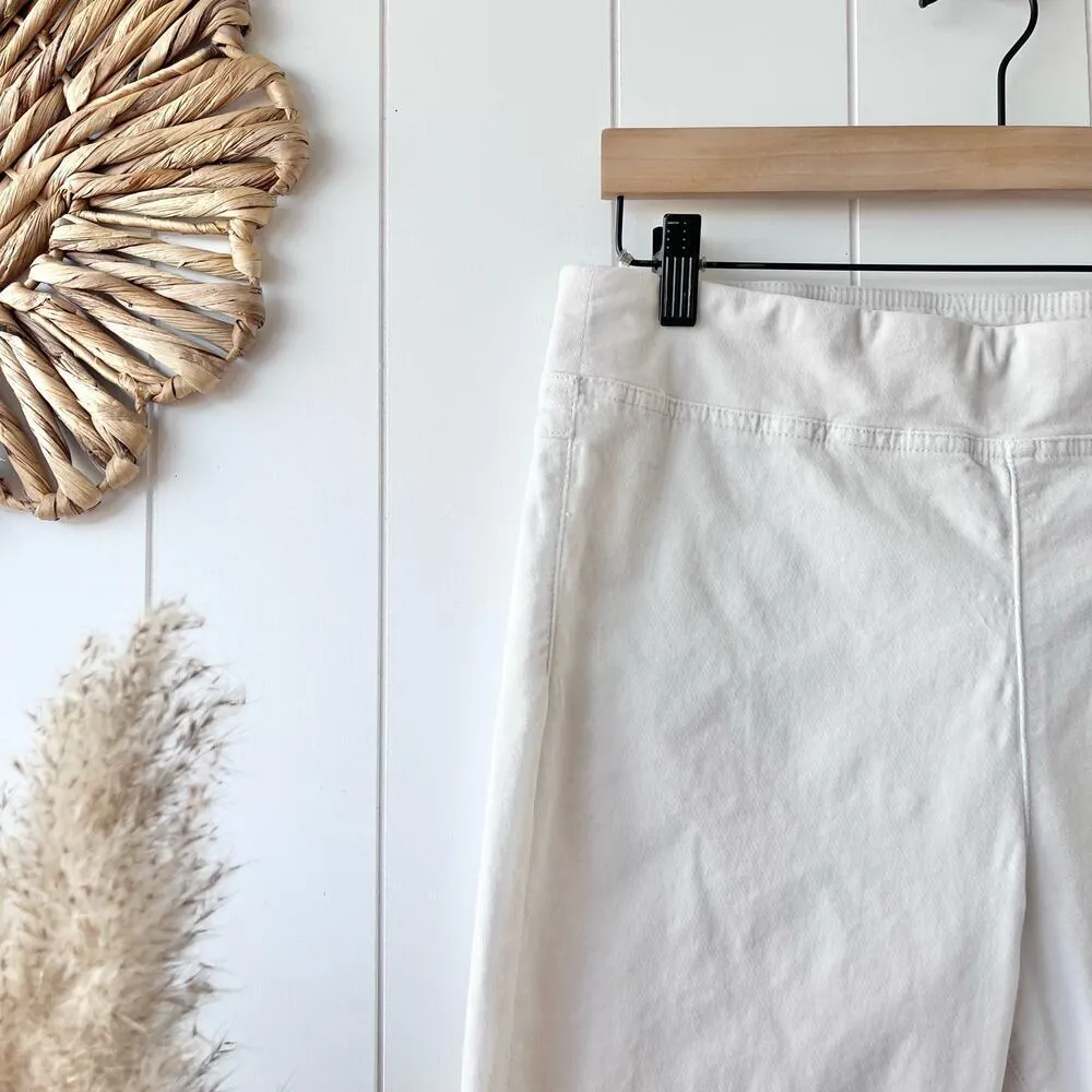 Free People corduroy pants / velvet pants Medium cropped slim flare - Image 2