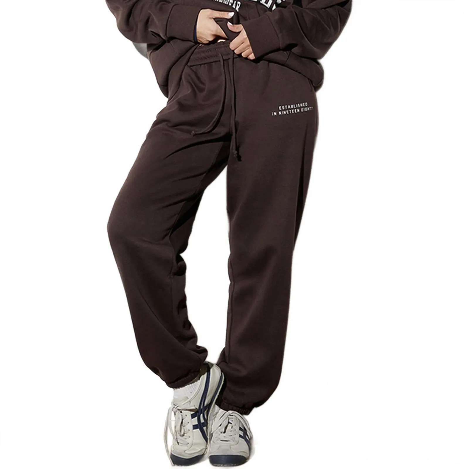 Pacsun Los Angeles Nineteen Eighty Texture Sweatpants NWT LA Brown Small - Image 2