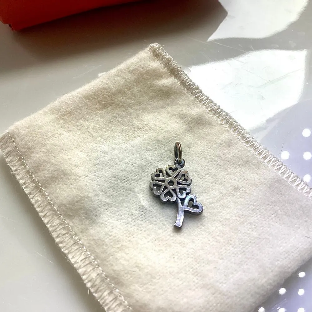 RETIRED James Avery Seven Hearts Flower Charm - Image 4