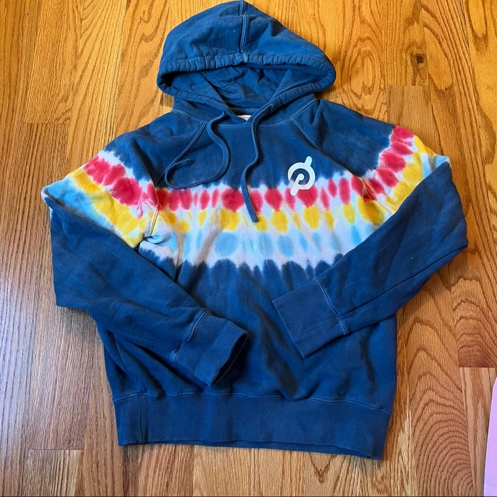 Spiritual Gangster x Peloton tie dye hoodie size medium - Image 3