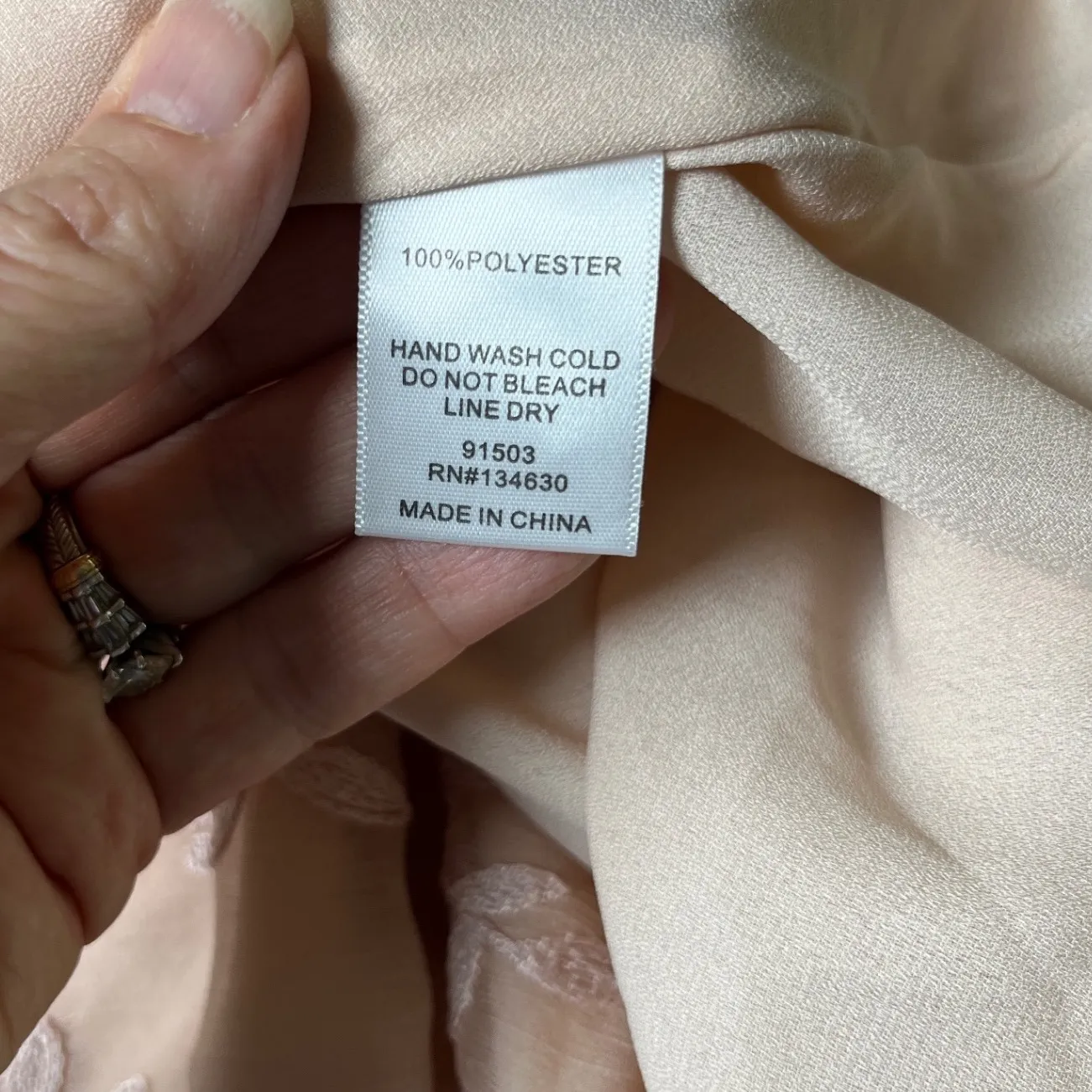 Sunday in Brooklyn Pink Embroidered Dress M Blush Sleeveless Boho Garden Wedding - Image 11