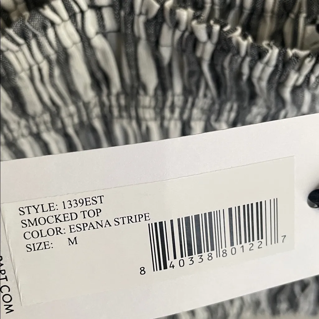 Apiece Apart Smocked Top Espana Stripe - Image 8