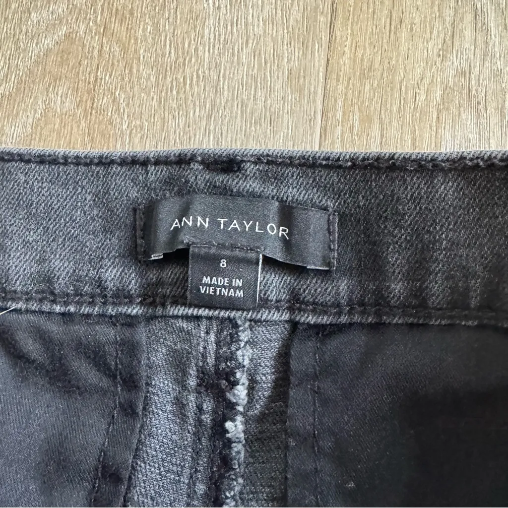 Ann Taylor Wide Leg Black Jeans - Image 6