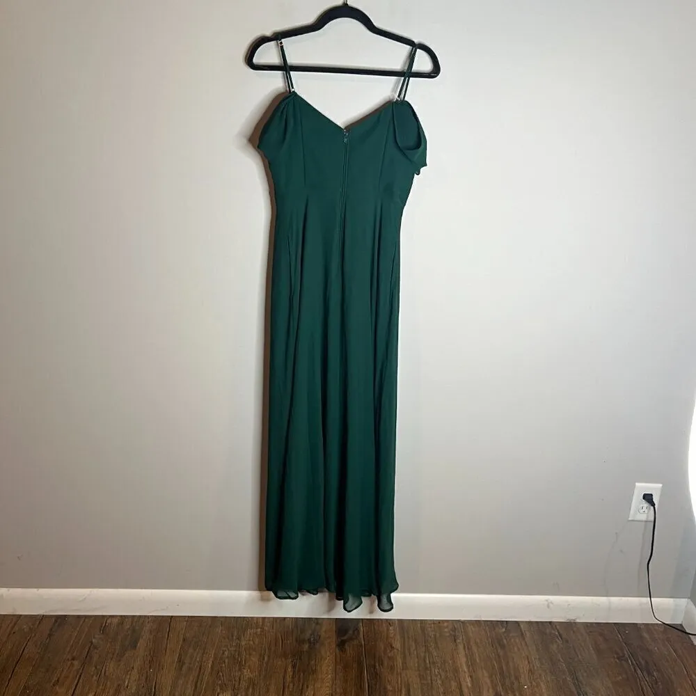 Birdy Grey  Spence Convertible dress in Chiffon Emerald - Image 9