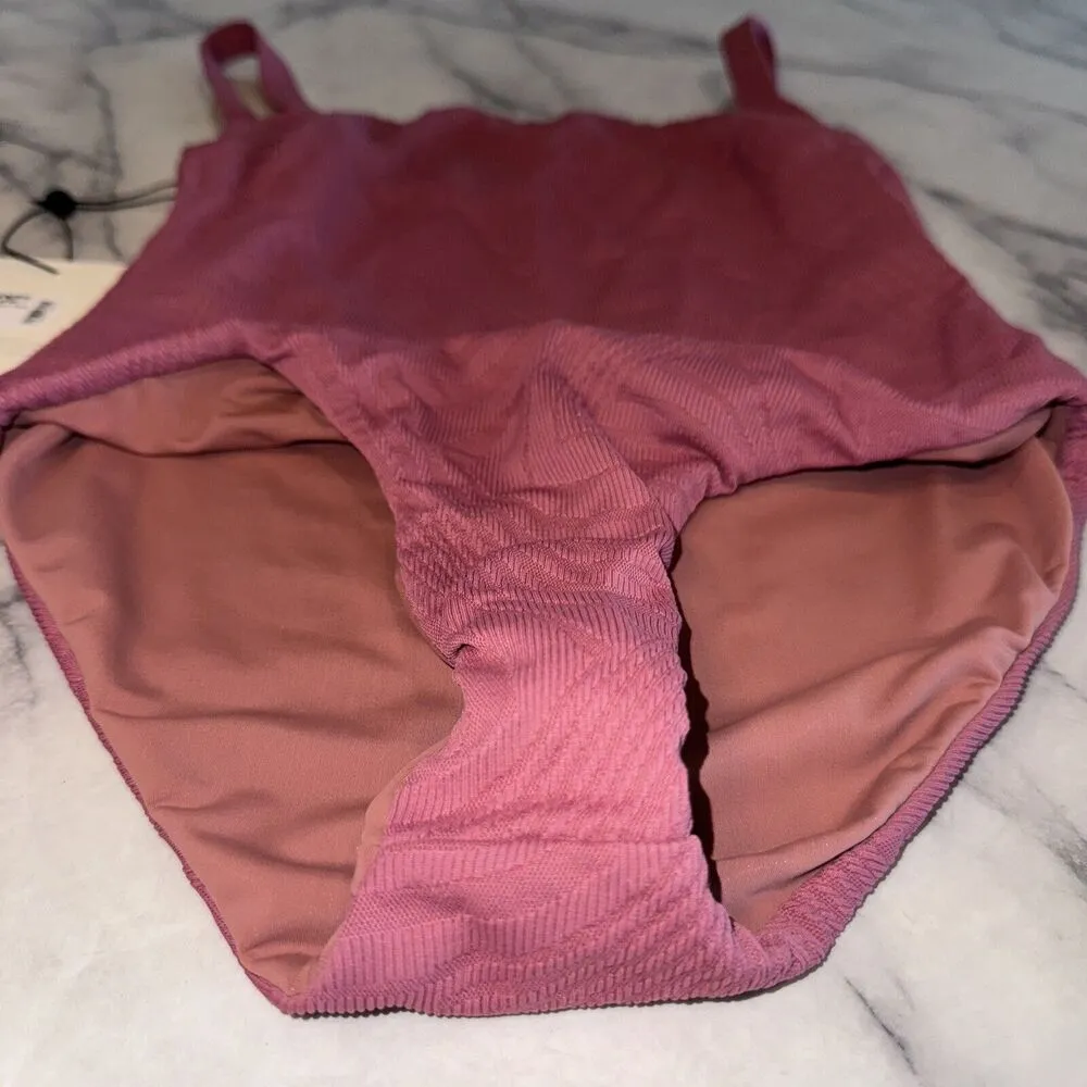 NEW Free People Fella Swim Andre Full 1 Piece Bathing Suit Rose Pink NWT S Small - Image 4