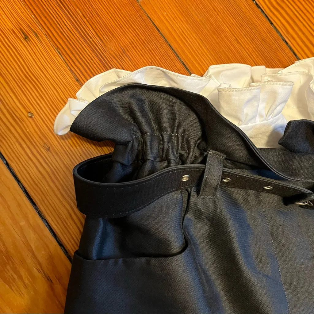 Isa Arfen Paper Bag Trouser with Boderie Trim - Image 9