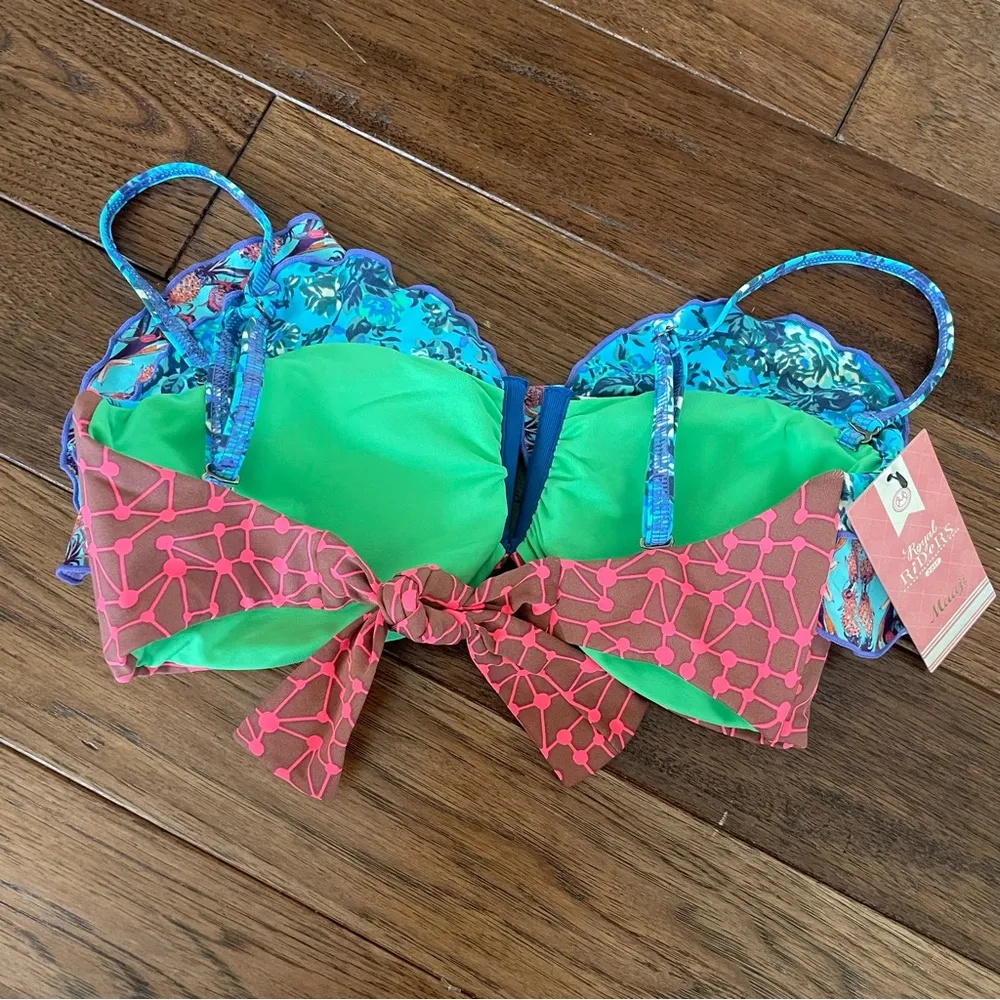 Maaji Helena Ruffle Bikini Swim Top - Image 4