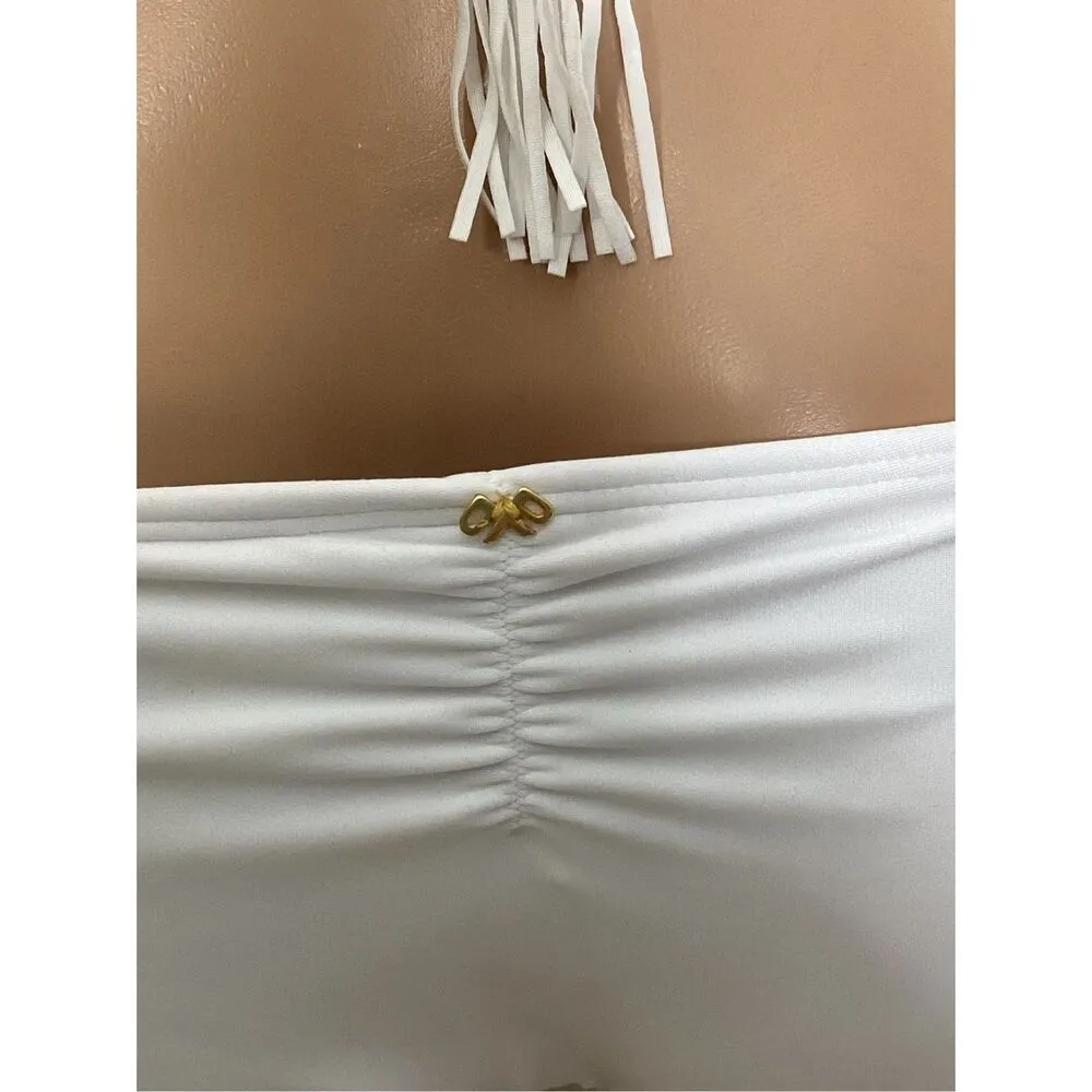 PilyQ New. PQ white macramé bikini set. Small. Retails $189 - Image 10