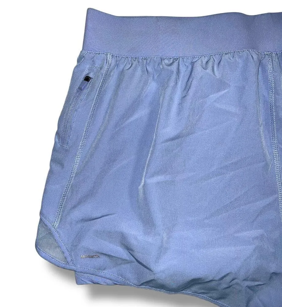 Mondetta Womens Athletic Shorts Lightweight Running Lined Pocket Purple XL - Image 6