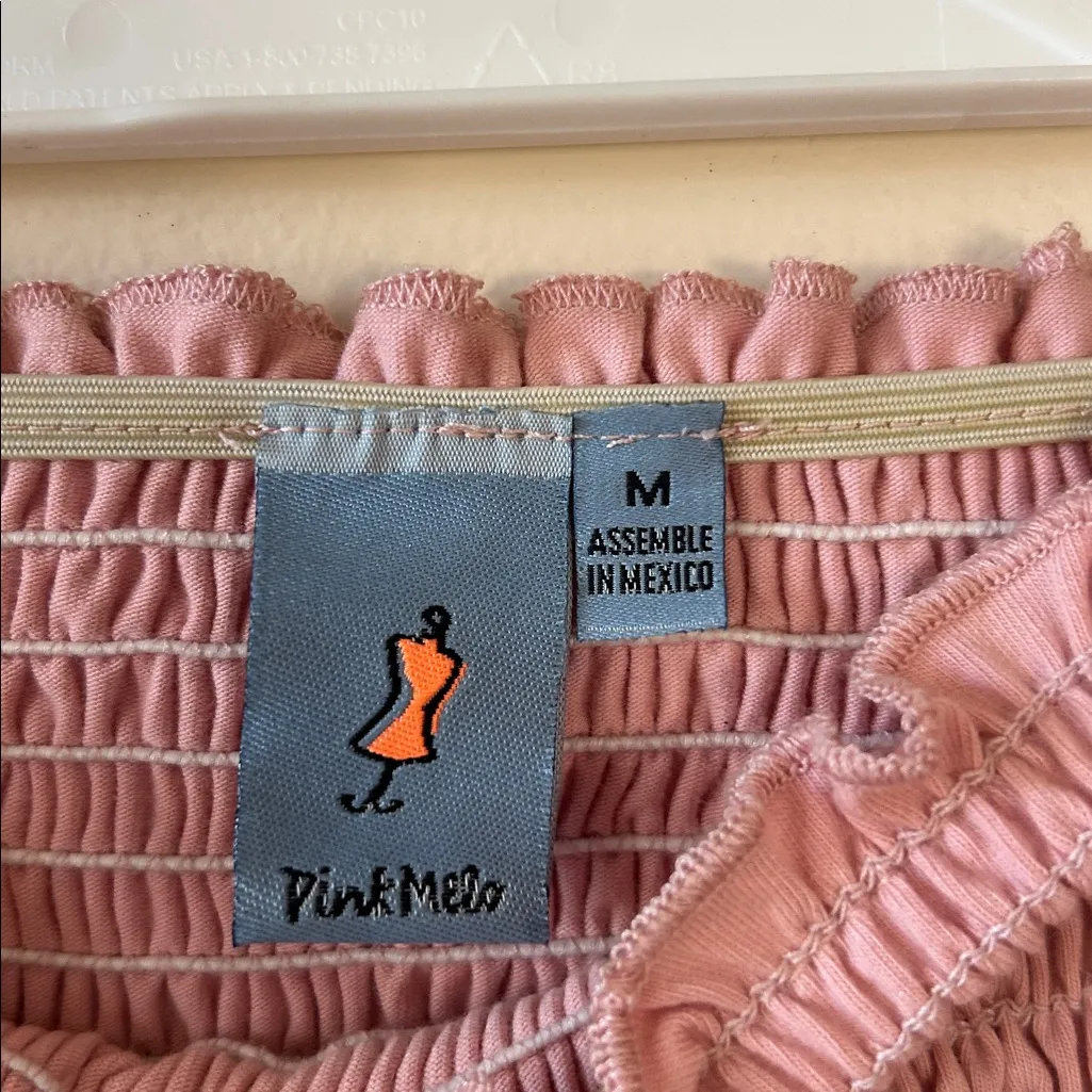 Pink Smocked tub top - Image 2