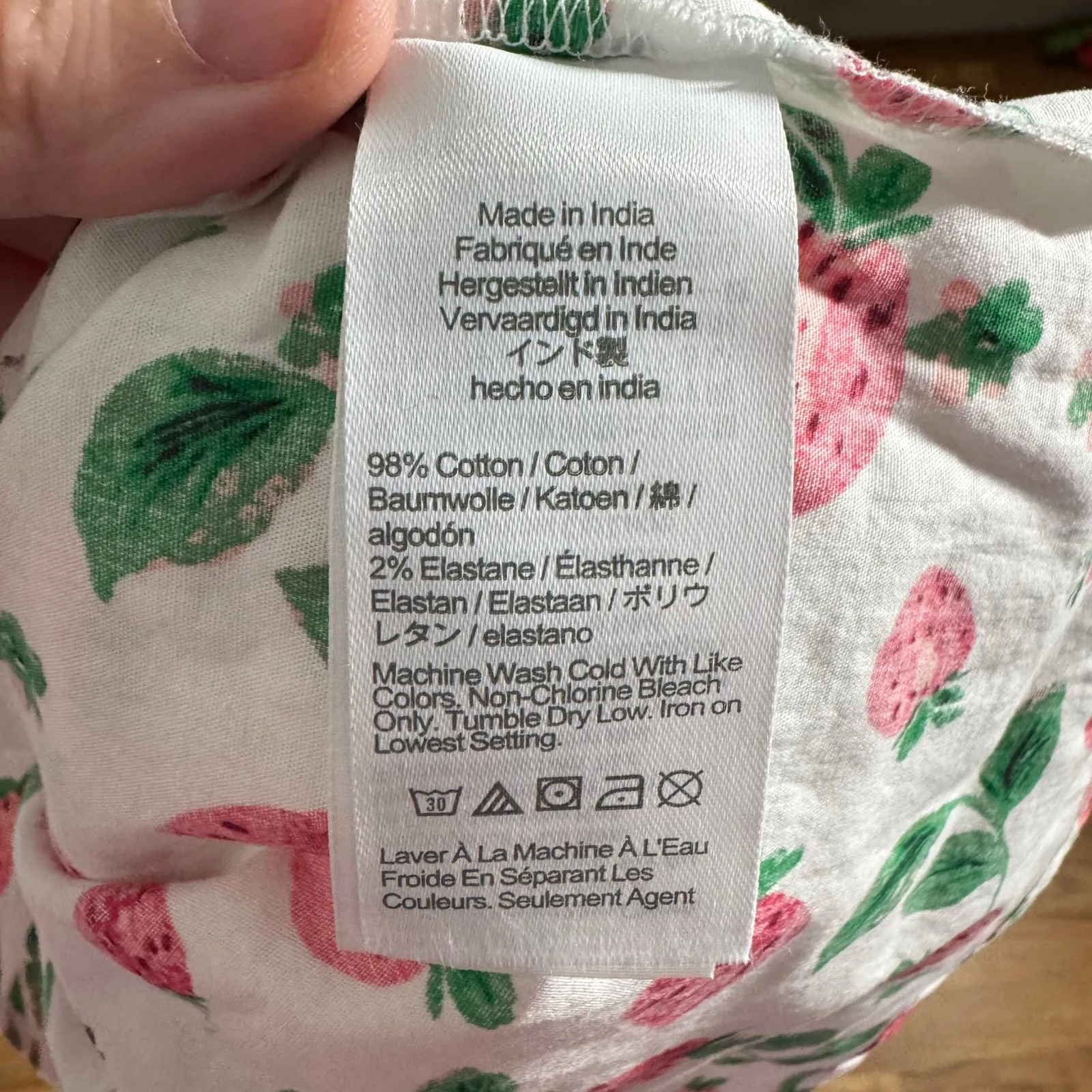 J.Crew Strawberry Halter Neck Tank Top Women L Red White Novelty Spring Preppy Size L - Image 5