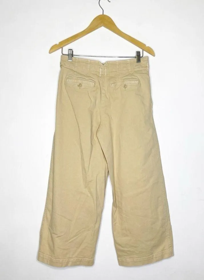 Maeve Anthropologie High-Waisted Wide-Leg Culottes Pants Size 2 - Image 7