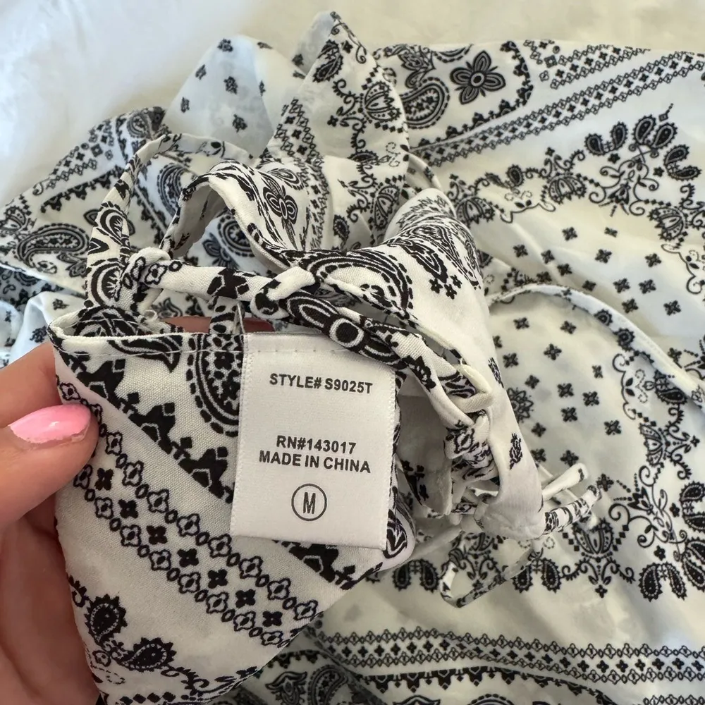 Black and White Paisley Two - Image 3