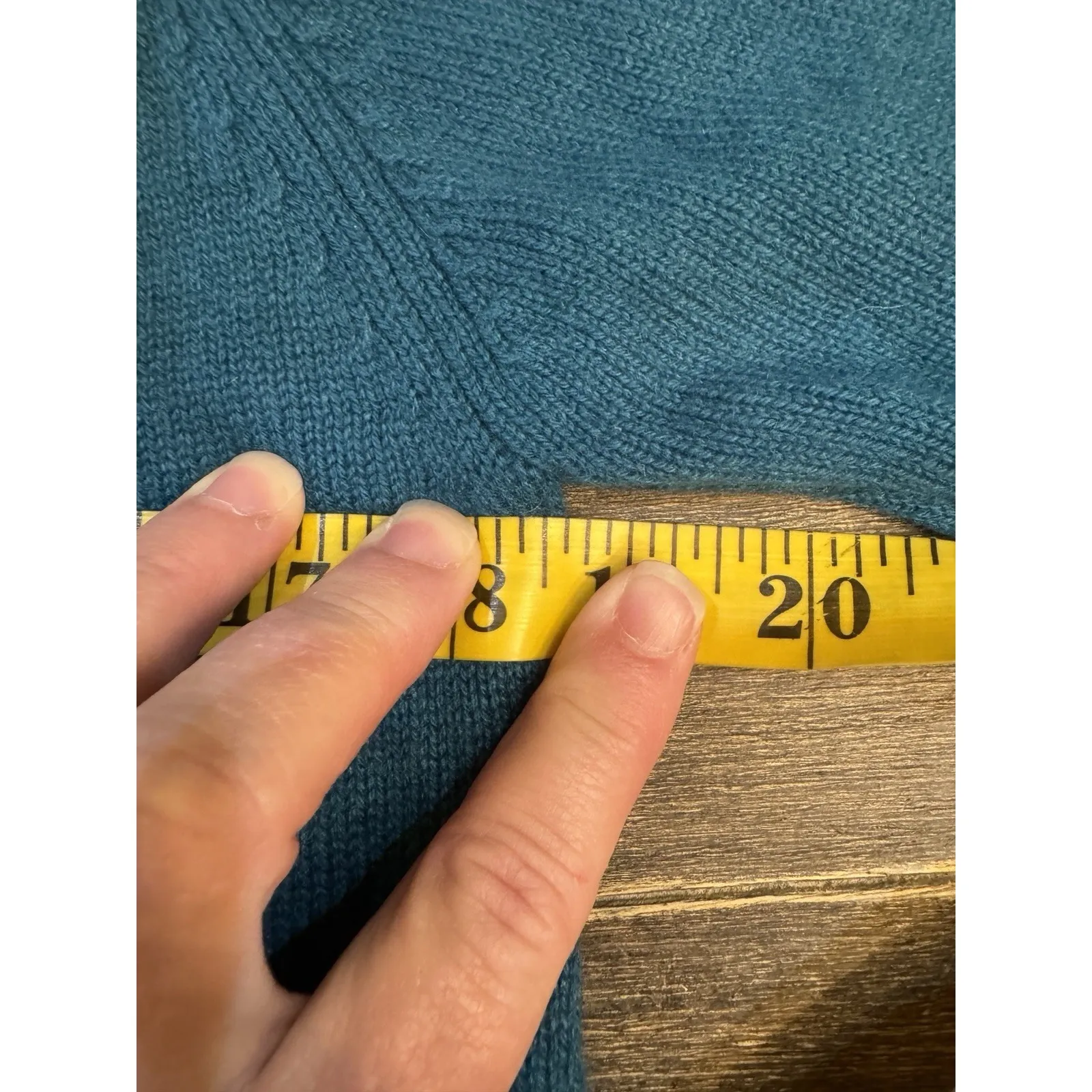 Theory Size Small 100% Cashmere Cowl Neck Sweater In Royal‎ Green - Image 8