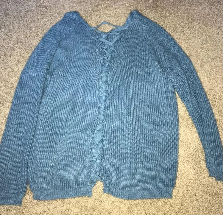 Miracle USA Miracle Blue Sweater  - Image 4