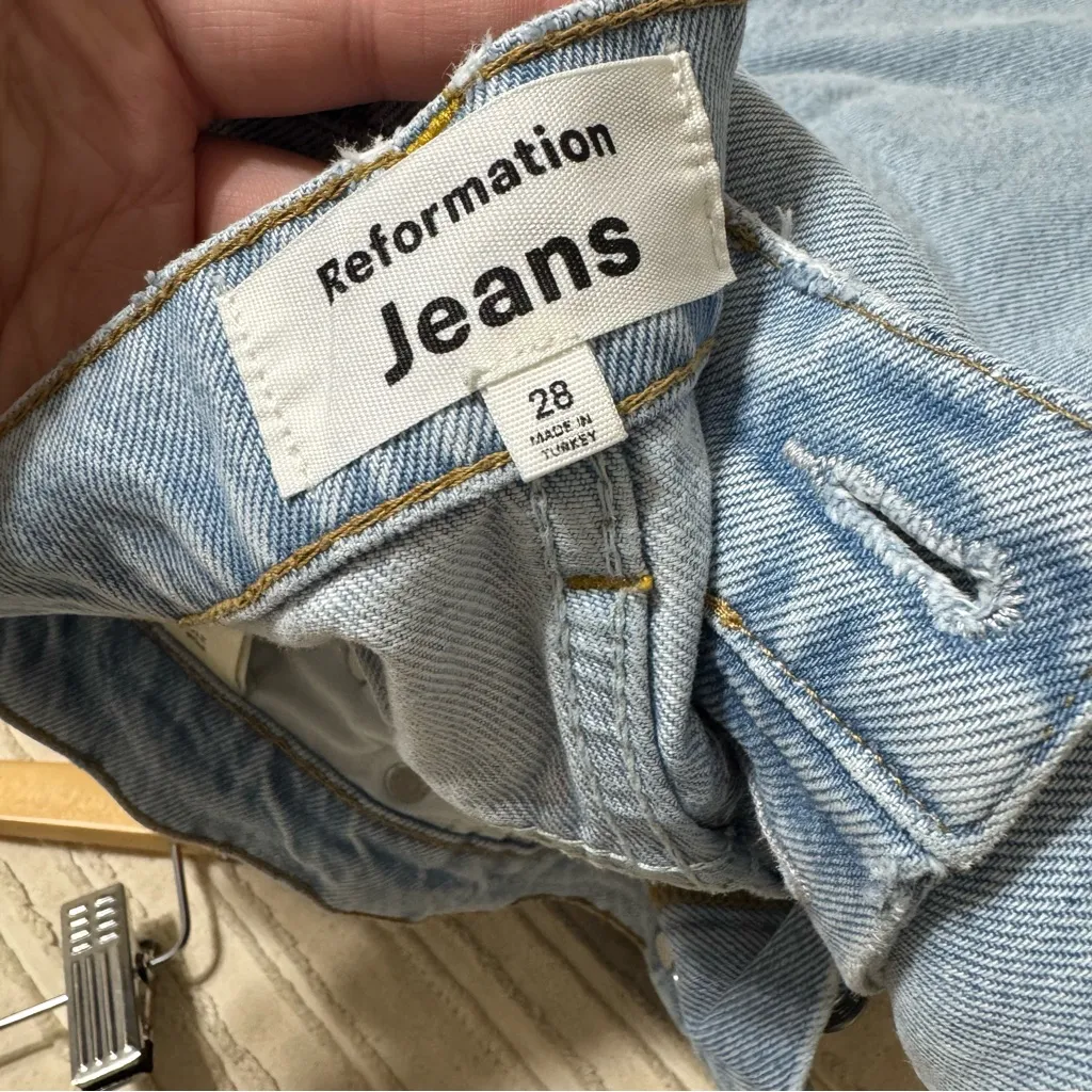 Reformation Tahoe Cynthia High Relaxed Jeans - Image 6