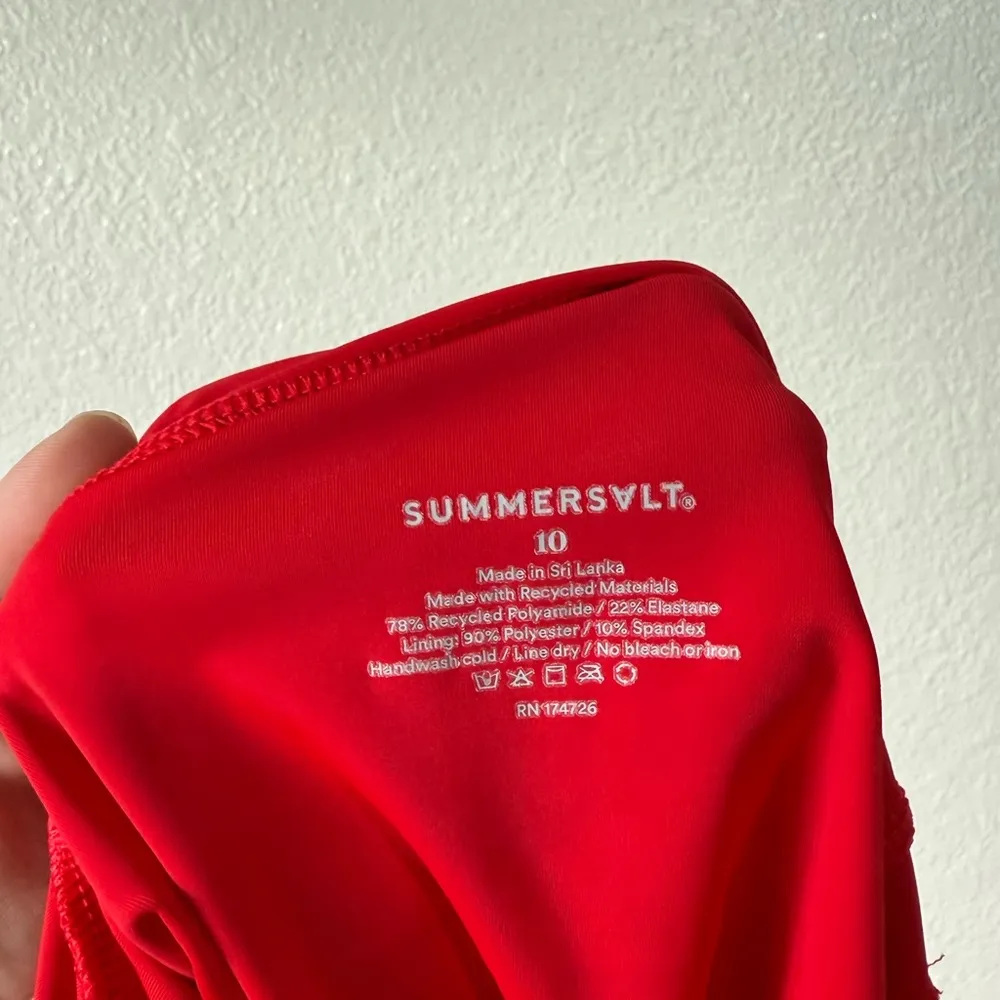 Summersalt The Tie Waist Backflip One Piece Swimsuit Size 10 - Image 8